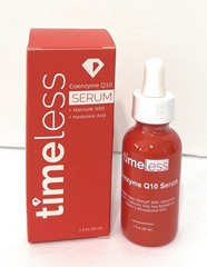 Coenzyme Q10 Serum by Timeless for Unisex -1 Oz +Hyaluronic Acid New Sealed