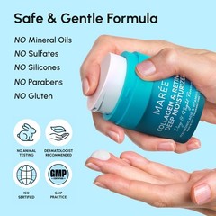MAREE Face Moisturizer Retinol Cream for Face – Daily Wrinkle Cream for Women –