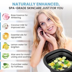 Face Bowl for Ice – Ice Face Plunge Bowl Collapsible, Silicone Facial Tub for…