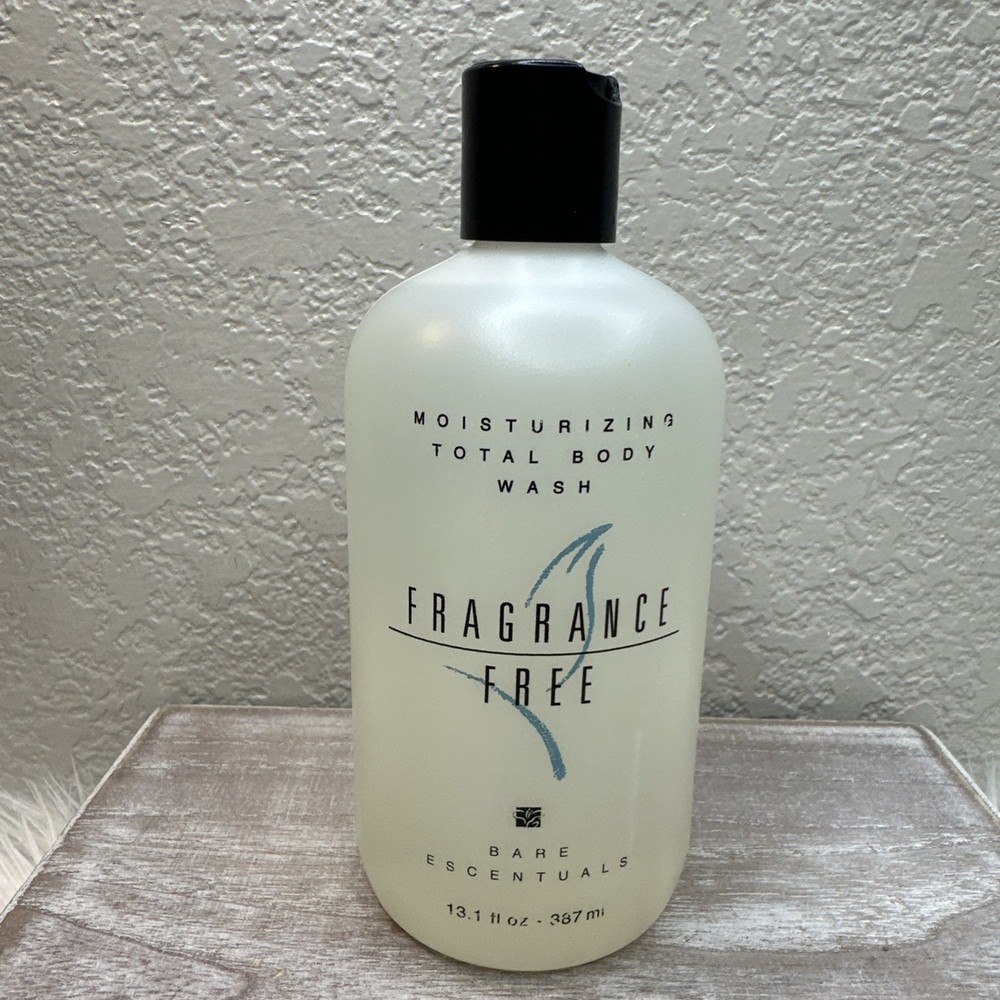 Bare Escentuals Minerals Total Body Wash NEW 13.1oz FULL SZ FRAGRANCE FREE