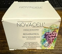 NOVACELL Resveratrol Face Moisturizer Cream with Ceramides Anti-Aging Properties