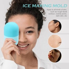 Facial Silicone Skin Care Massager Flexible Manual Ice Mold Face Massage Tool