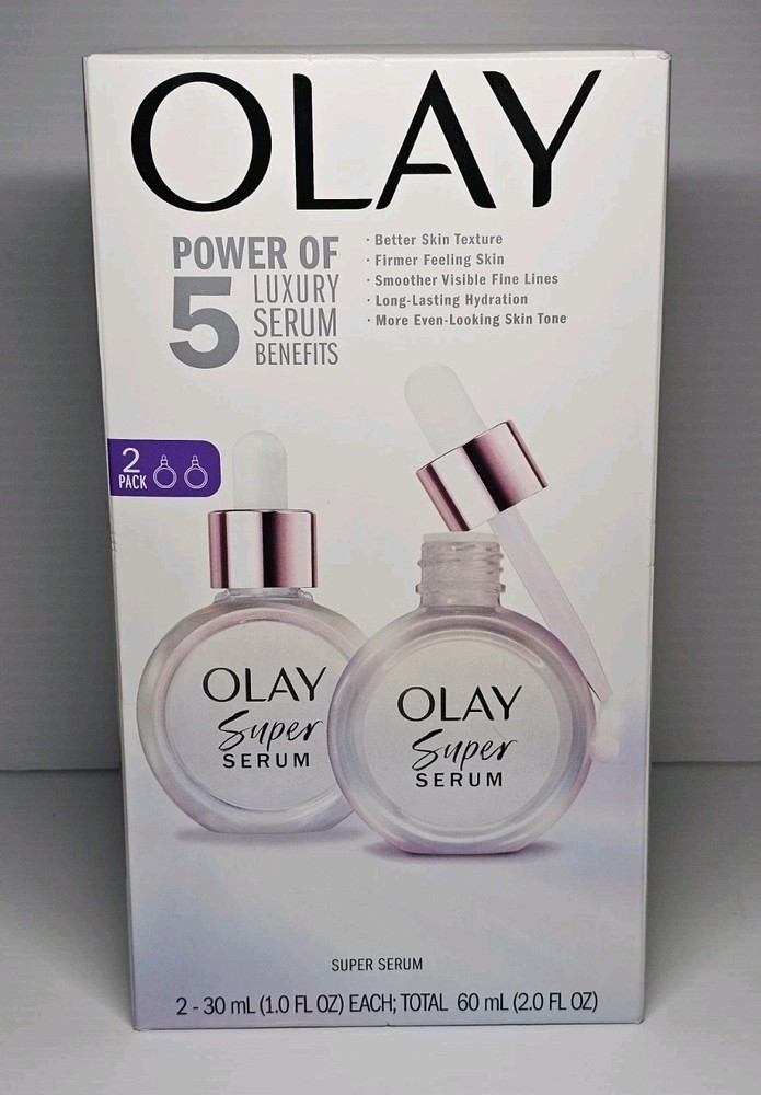 Olay Super Serum Power of 5 Luxury Serums Pack of 2 Clinically Tested & Proven