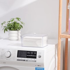 zoocatia Farmhouse Laundry Dryer Sheet Holder Clear Detergent Pods