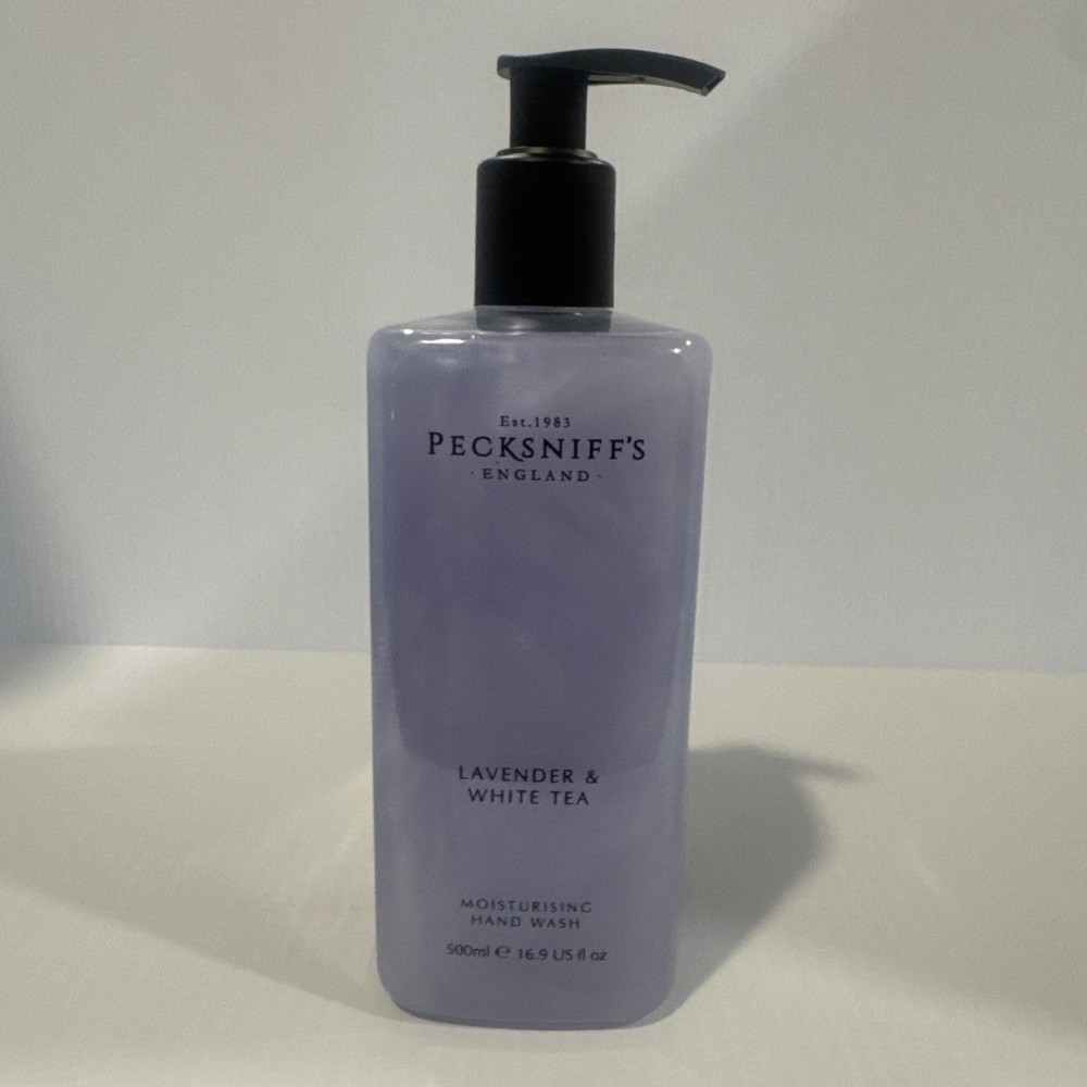 Pecksniff’s England Lavender & White Tea Hand Soap Wash 16.9 Oz Pump Extra Large
