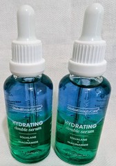 NEW~2~Global Beauty Care Hydrating Double Serum~ 1.7fl oz. each
