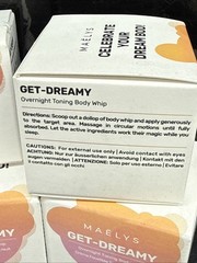 4x MAELYS Get-Dreamy overnight toning body whip 1oz TRAVEL SIZE NEW 🔥4oz total