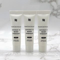 SkinCeuticals Glycolic 10 Renew Overnight Mini Tube Set of 3 NEW