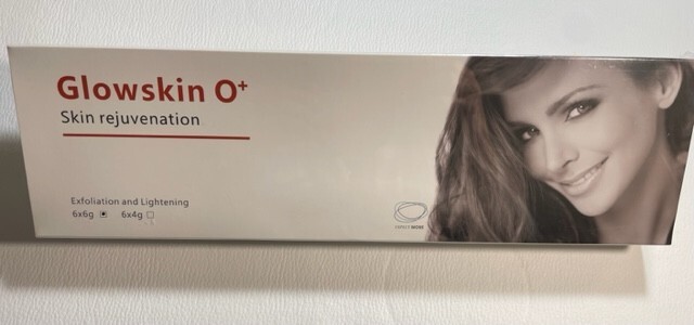 Glowskin O+ skin rejuvenation white box 6 pods 6 packs for professional machine