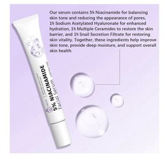 10 pack ABOTE 5% Niacinimide Acid Serum for Face- Anti-Wrinkle-3 pack-NEW/SEALED