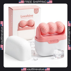 Ice Roller for Face Eyes Puffiness Relief Cooling Facial Skin Care Tool Pink