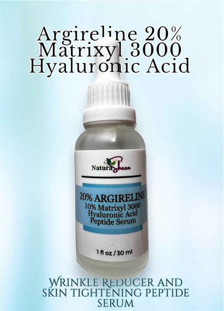 20% ARGIRELINE, 10% Mayrixyl 3000, 100% HYALURONIC ACID SKIN TIGHTENING SERUM