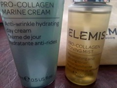 Elemis Pro-Collagen 6pc. Travel Size Gift Set – Cream Toner Oil Cleanser Pads +