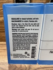 Lot of 2 VALJEAN LABS Glass Skin Facial Serum Squalane + Niacinamide 2fl.oz