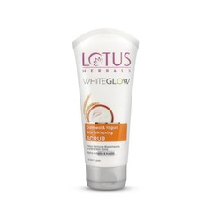 Lotus Herbals WhiteGlow Oatmeal & Yogurt Face Scrub 100g All Skin Types