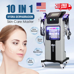 10IN1 Facial Hydra Dermabrasion Hydro Water Jet Aqua Skin Deep Cleansing Machine