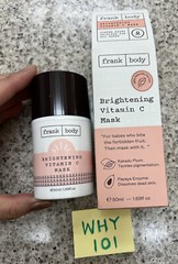 Frank Body Brightening Vitamin C Mask 1.69oz/50mL Resurfacing FULL SIZE SEALED