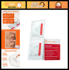 Extra Strength Daily Peel Pads – 2-Step Exfoliating Treatment for Anti-Aging, Sm