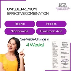 Derma Decode Beginners Retinol Face Serum For All Skin Types 30ml