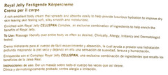 Jafra Royal Jelly Body Complex With Cellspan 13.5 FL.OZ. Jumbo Size