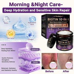 1-3PCS Biotin 10-in-1 Skin Restoration Cream, 2026 New Skin Treatment Cream ~HOT