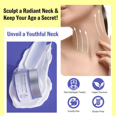 Neck Firming Cream – anti Aging Neck Tightening Cream for Sagging Skin, 1.7 Fl O