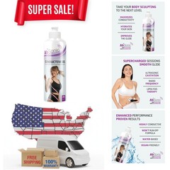 Slimming Cavitation Gel 8.5 oz for Ultrasonic and RF Devices – Hydrating Formula