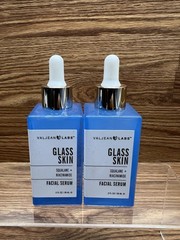 Lot of 2 VALJEAN LABS Glass Skin Facial Serum Squalane + Niacinamide 2fl.oz