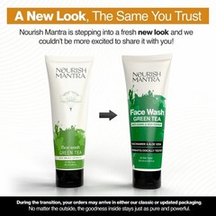 Nourish Mantra Face Wash With Green Tea Face Cleanser for all skin types 100 ml