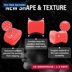 JJaw Exerciser for Men & Women | 3 Resistance Levels Silicone Jawline 3 Set