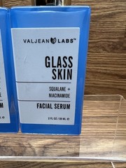 Lot of 2 VALJEAN LABS Glass Skin Facial Serum Squalane + Niacinamide 2fl.oz