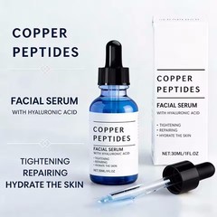 3PCS Copper Peptide Serum Hyaluronic Acid Hydrating Firming Face Serum 30ml each
