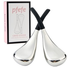 pfefe™ Ice Globes Facial Massager Stainless Steel Cryo Sticks for Face Eyes Cool