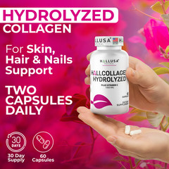 HYDROLYZED COLLAGEN Complex – Vitamin C – Collagen Supplements – Multivitamin