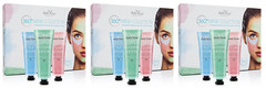 Belle Azul 360 Mask Collection – 3 Piece Face Mask Kit with Shea Butter (3 Pack)