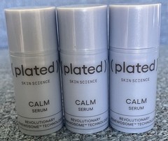 Plated Skin Science Calm EXOSOMES Serum 3x 5 ML = Full Size Fresh Authentic