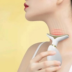 Neck Face Lifting Massager Skin Tighten Device LED Anti Wrinkle Double Chin US