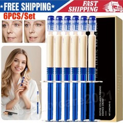 Enhanced 6Pcs Polypeptide Collagen Elastic Essence Cream Anti-Wrinkle Micro-Mole