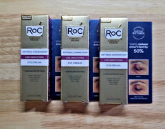 RoC Retinol Correxion Eye Cream Mini for Dark Circles & Puffiness **LOT OF 3**