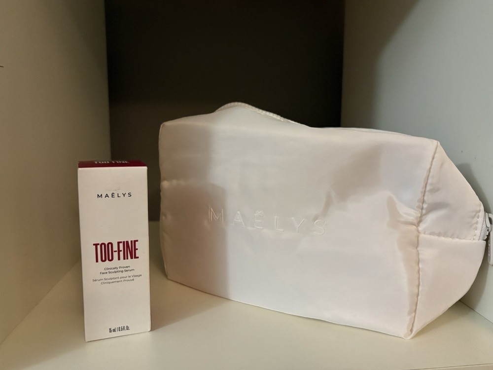 Maelys TOO-FINE Clinically Proven Face Sculpting Serum 0.5oz NIB