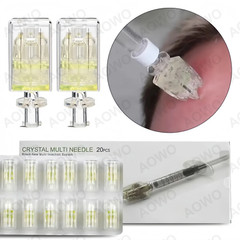 5-100pc 5 Pin Crystal Multi-Tips Replace Needle For Beauty Facial Skin Care Tool
