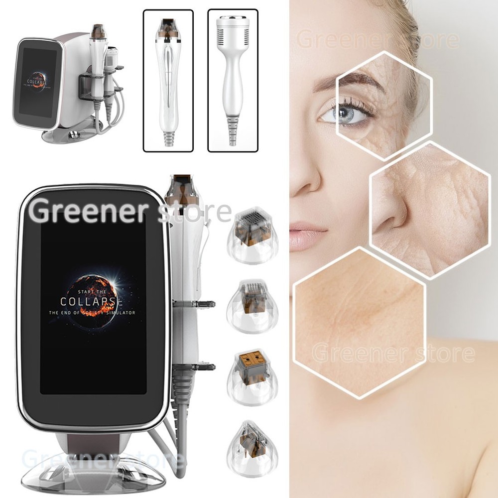 2-in-1 Fractional RF Machine 10/25/64/nano Cartridge Head Wrinkle Acne Removal