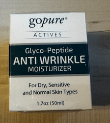 gopure actives Glyco-Peptide Anti Wrinkle Moisturizer 1.7FL oz NEW