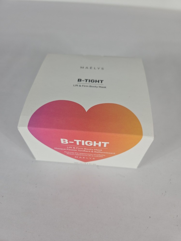 Maelys Cosmetics B-Tight Lift and Firm Booty Mask Reduce Cellulite 3.4 oz Sealed
