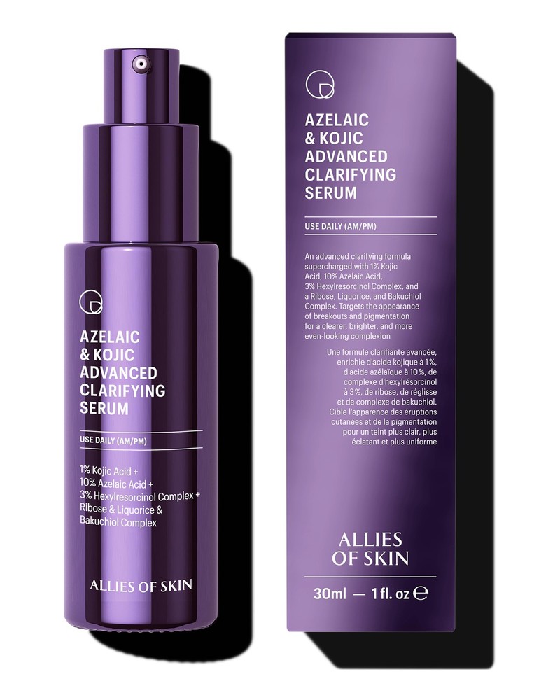 Allies of Skin Azelaic Kojic Clarifying Face Serum | Clinically Proven for A…