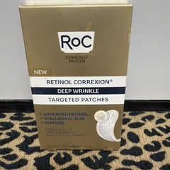 RoC Deep Wrinkle Patch Retinol Correxion 6 Targeted Patches New in Box