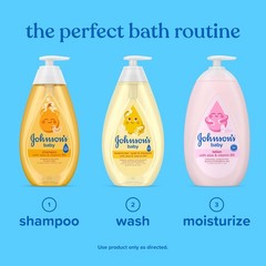 Johnson’s Baby Shampoo with Aloe Vera & 20.3 Fl Oz (Pack of 1), Yellow