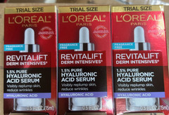 2x L’oreal Paris Revitalift Derm Intensives Serum .5oz Hyaluronic Acid Face