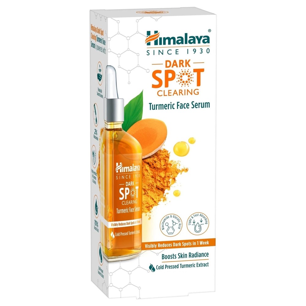 Pack of 2 X Himalaya Dark Spot Clearing Turmeric Face Serum 30 ml s873