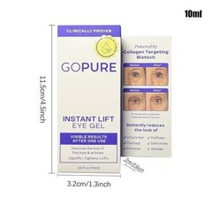 [Go Pure] Quick Firm Eye Gel fresh PRODUCT Depuffs Tightens Lifts 0.34 Ounce NIB